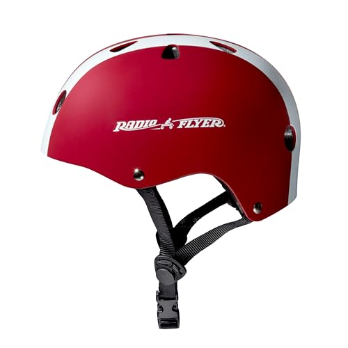 Kids Helmet for 2-5 Years Old - Red Matte Adjustable Toddler Safety Helmet