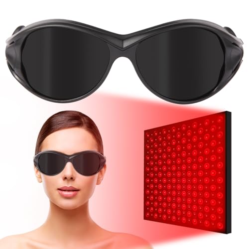 Red Light Therapy Glasses IPL 200-2000nm Eye Protection for Tanning & Light Therapy
