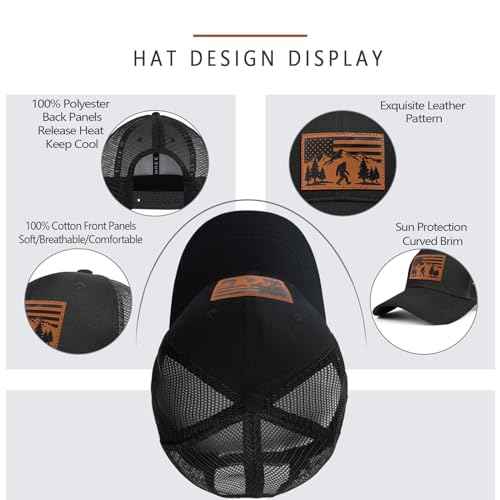 Gifts for Dad Husband Snapback Trucker Hat Baseball Cap Father's Day Christmas Valentine's Day Birthday Gifts