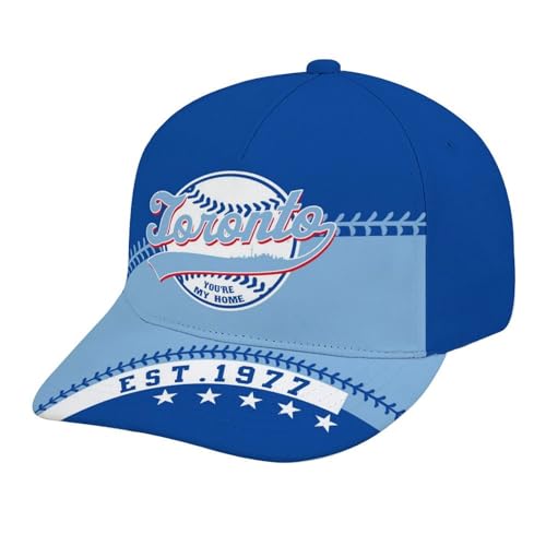 Baseball City Style Adjustable Hat Unisex Adult Game Day Team Color Snapback Cap Sports Fan Gift for Men Women