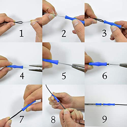 EOUS Bow String Finger Savers Archery Recurve Bow Finger Guards String Fingers Roller Rubber,Black