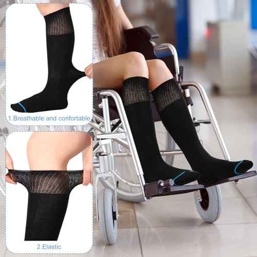 4 Pairs Kids Replacement Sock Liner for Walking Boots Cast Socks Compatible with Aircast Walker Brace for Kids
