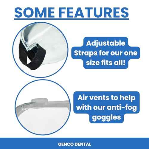 Anti-Fog Protective Safety Goggles, Lab Goggles, Medical Safety Goggles, Adult Goggles, Goggles for Cooking