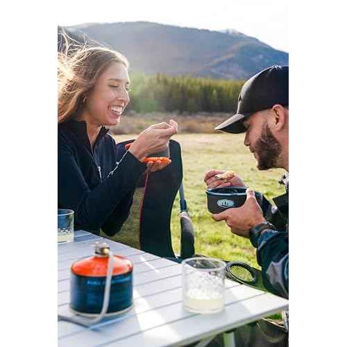 GSI Outdoors Halulite Soloist, Ultralight Backpacking Cooking and Eating Set