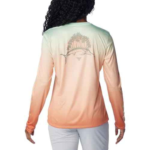 Columbia Women's Standard Tidal Tee PFG Palm Rise