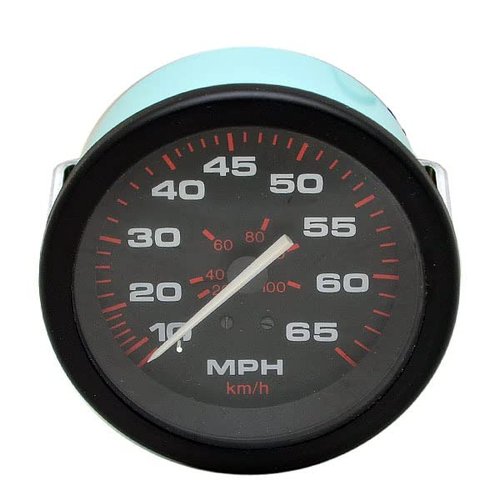 Teleflex Boat Speedometer Gauge 57900G | Amega Series 65 MPH 3 1/4 Inch