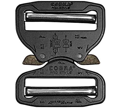 Adjustable Dual 2 Inch (50mm) Quick-Release Buckle for Belts & Climbing Gear