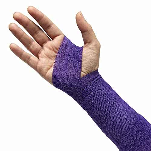 Medline CoFlex LF2 Quick Stick Non-Sterile Cohesive Bandages, Assorted Colors, 3" x 5 yds., (7.6 cm x 4.6 m), Pack of 24