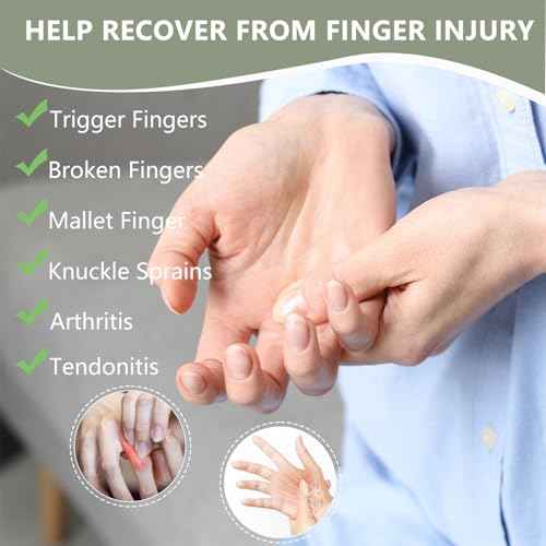 Finger Splint for Middle Finger, Trigger Finger Splint Wrist Support Brace, Straightening Immobilizer -Adjustable Removable straps for Left or Right Hand
