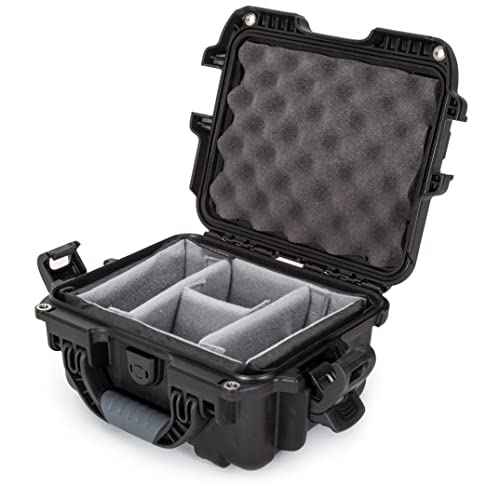 NANUK Small Series 905 Lightweight NK-7 Resin Waterproof Protective Case with Padded Dividers for Point & Shoot Camera or Binoculars, Black