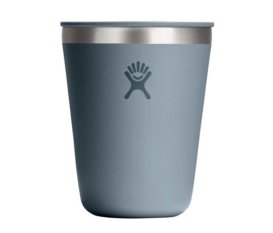 Hydro Flask 12 Oz Outdoor Coffee Tumbler – Stainless Steel Insulated Travel Cup – Camping Cup With Measurements Shale Gray