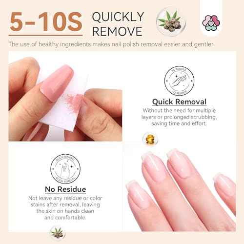 SAVILAND Nail Polish Set with Base Top Coat: Quick Dry 12 Classic Pink Nail Polish Non Gel Regular Nails Polish Kit with Castor Oil Toe Nail Lacquer Set for Women Nail Art 0.34 oz Fall Autumn