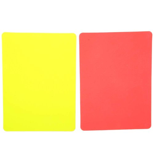 Football Referee Equipment-Red and Yellow Cards Record for Soccer Games