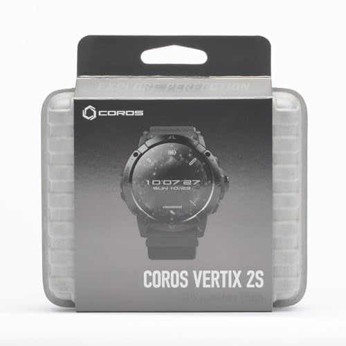 COROS VERTIX 2S Adventure GPS Watch, 40 Days Battery Life, GPS Navigation with Global Offline Maps, Route Planner, Heart Rate Monitor, Rock Climbing, Skiing, Running, Biking - Space Black