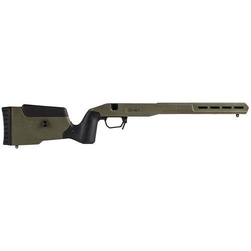 MDT Field Stock Short Action Chassis, Compatible with Savage Axis, Adjustable Cheek Piece, Right Hand (108682)