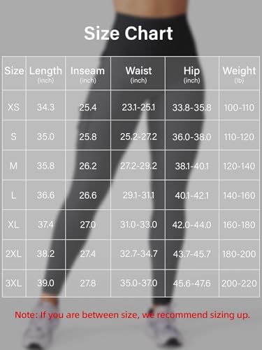 Women’s Workout Cargo Leggings with 4 Pockets, 25-Inch Inseam, Medium, Black