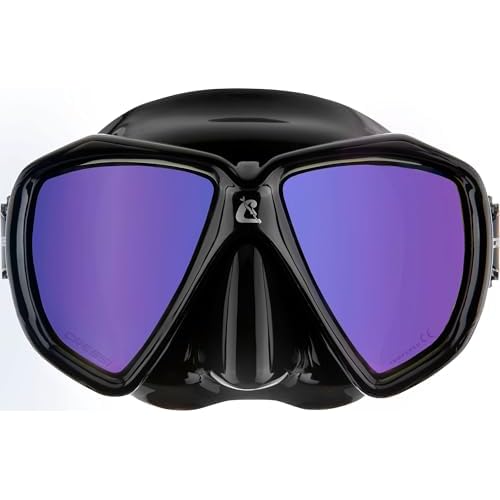 Cressi Perfect View Scuba Diving, Snorkeling Mask in Pure Comfortable Silicone - Liberty Duo: Designed in Italy