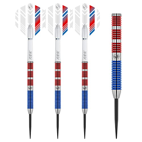 WINMAU Wildcats 90% Tungsten Darts Set with Flights and Stems (Shafts) - Prism Technology - Match Weighed