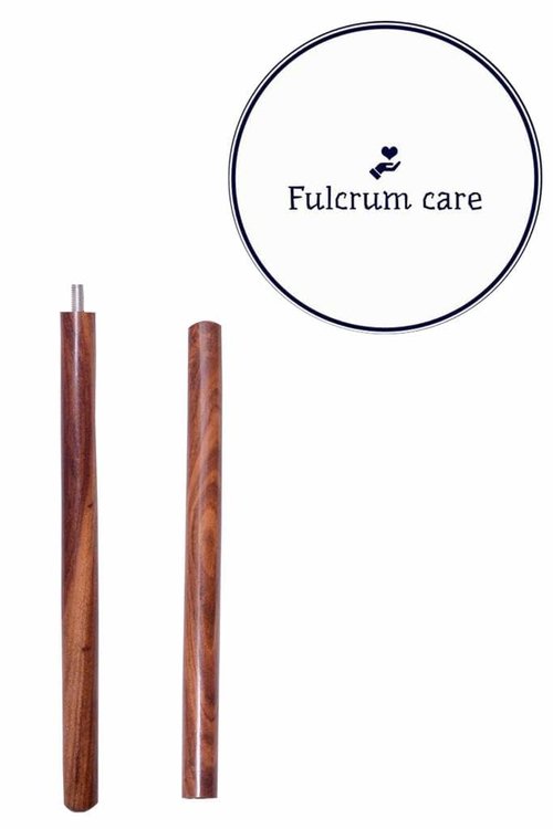 Fulcrum care Pranayam Wooden Pole Yoga Stick |Pranayama Stick Lung Exerciser Device for Fuller Intake Breathing Treatment| Posture Corrector, Back Stretcher and Back Cracking Device