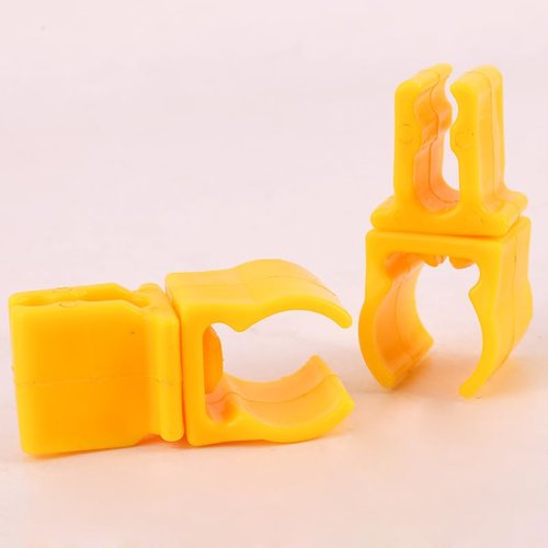 SquEqu 6 Pack Agility Poles Clip Buckle Clamp Attachement Rotatable Connector Adapter for Soccer Agility Training Pole Sticks Obstacle Course Speed Rings Hurdles Football Exercise Equipment DIY
