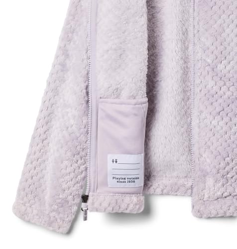 Youth Sherpa Fleece Jacket - Medium Lavender Pearl Fire Side