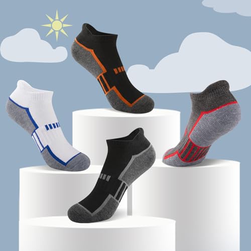 Kids Ankle Socks 12 Pairs - Black, 7-10 Years Old, Low Cut Athletic Socks