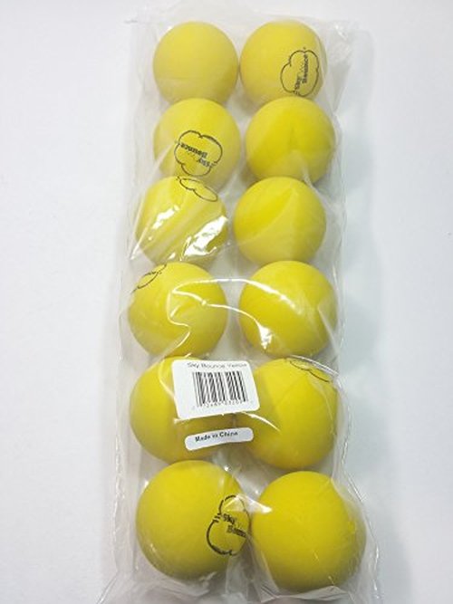 SKY BOUNCE Yellow Handball Set Of 12 (1 Dozen)