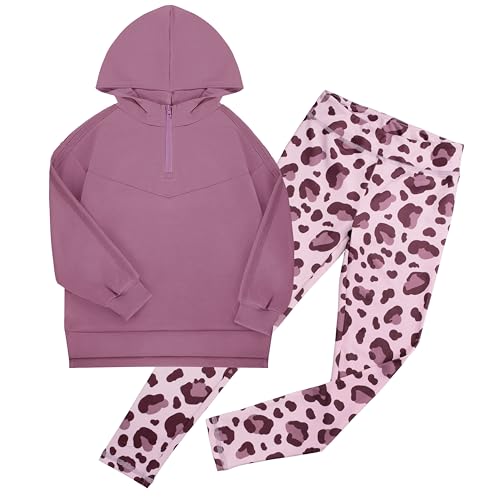GRACE KARIN Girls Hoodie + Leggings Set Teen Long Sleeve Fashion Sweatshirts Sweatpant Fall Outfit Winter Clothing 6-14