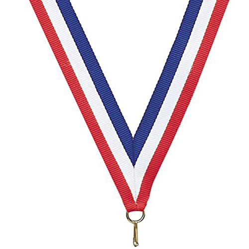 Express Medals Soccer Gold Medals Trophy Award with Neck Ribbons EMDC214Soccer - (Pack of 10)