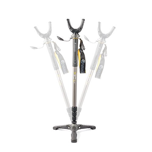 Vanguard VEO 2 AM-234TU Shooting Stick, Tri-Stand Base with Ball Joint, Rotating and Removeable U Shaped Yoke, Gray
