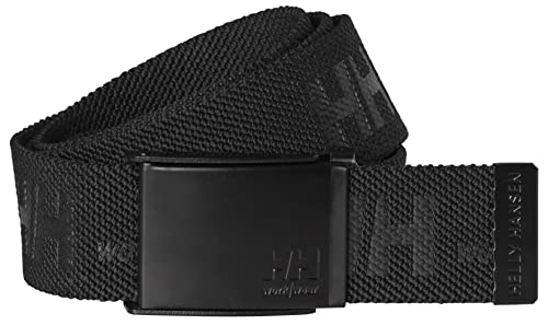 Helly Hansen Work Wear Logo Webbing Belt - Black, Standard Size