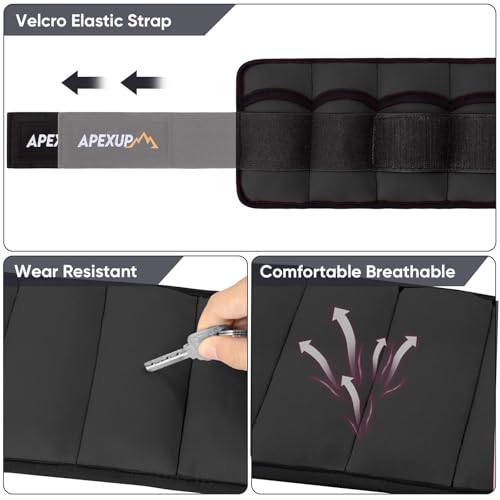 Adjustable Ankle Weights for Fitness & Physical Therapy - Modular Leg Straps