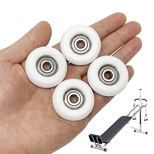 4 Pcs Replacement Gym Wheel Set for Total Gym Fitness Equipment