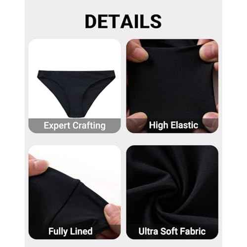 Tempt Me Women Low Rise Bikini Bottoms - Moderate Coverage Bathing Suit Bottoms Low Waisted Swimsuit Bottoms Brief 2025