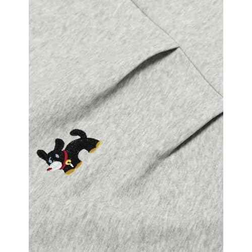 Aelfric Eden Embroidery Puppy Baggy Barrel Sweatpants Casual Y2K Elastic Drawstring Unisex Wide Leg Pants Lantern Trouser