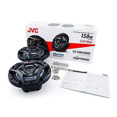 JVC CS-DR6200M Marine Speaker 6.5" 2-Way Black