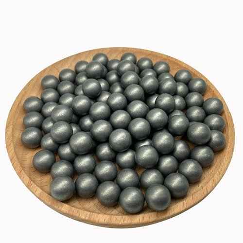 70 x 43 Caliber Aluminum Balls for Training Self Defense and Target Practice, Solid Hard .43 Cal Balls Fit for T4E Walther PPQ/ TPM1 and Glock17/G17 Gen 5(BLK)