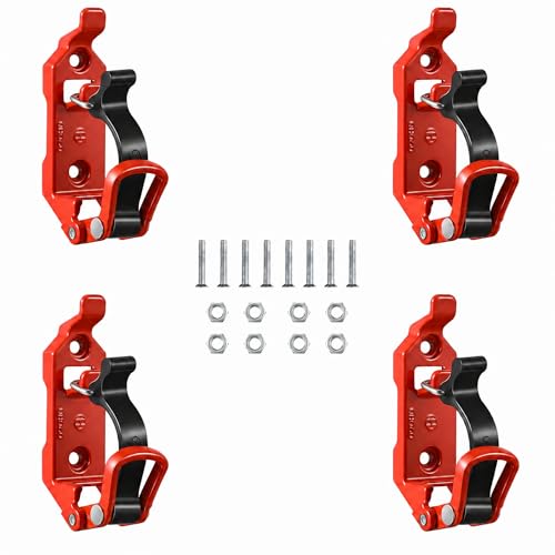Heavy Duty Metal Rubber Shovel Mount Kit for Off-Road Vehicles, Secure Tool Holder