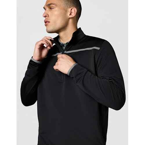 Callaway Men's Weather Series ¨ù Zip Mock Neck Pullover for Men, Extended Sizes, Men¡¯s Performance Apparel
