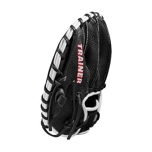Wilson Trainer Baseball Gloves - Black/Red