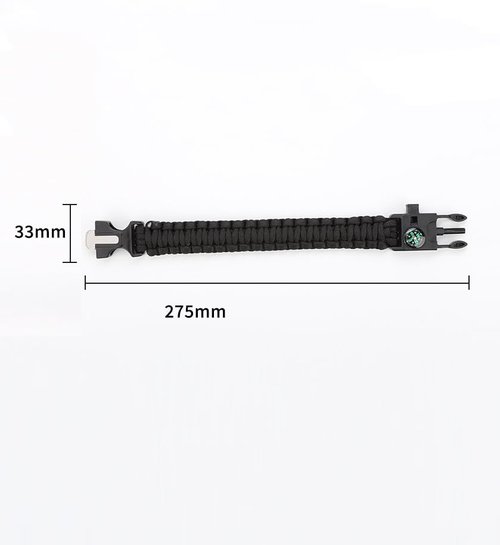 TIANMIMISM Paracord Wristband for Outdoor Sport Tactical Survival Parachute Bracelet, Essential for Hiking Travelling Camping Gear (Military green camouflage)