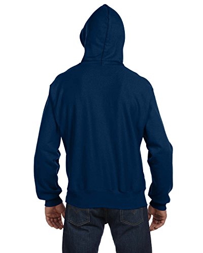 Champion Men's Reverse Weave Fleece Pullover Hood - Medium Dark Navy