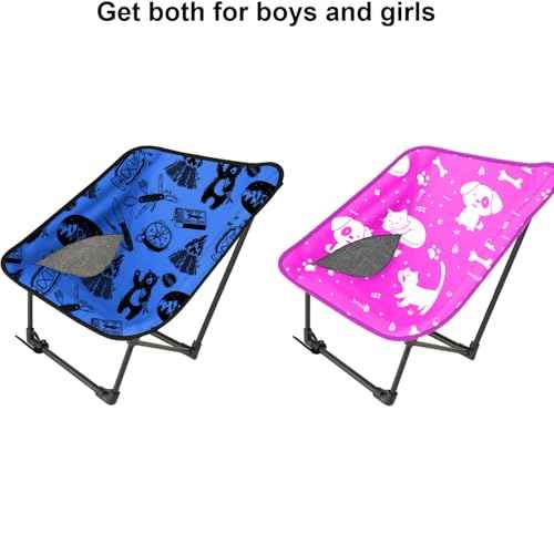 Youth and Kids Camping Chair | Ultra Lightweight, Foldable and Heavy Duty | Ideal Indoor/Outdoor Kid Chair for Camping, Beach, Sports and Lawn