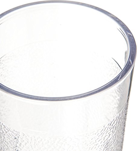 Stackable Plastic Tumbler 5oz Clear Pack of 24 Kitchen Drinkware