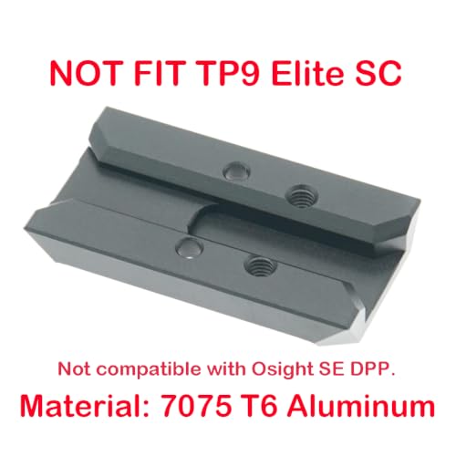 Titanium Adapter Plate for Canik TP9 SFX/Rival Holosun 407K 507K EPS Carry EPS Osight