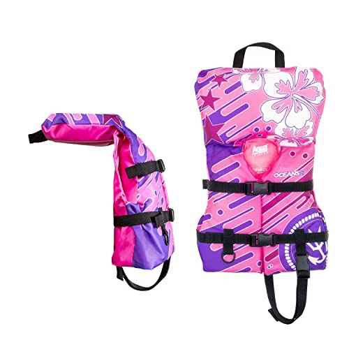 Oceans 7 US Coast Guard Approved Life Jacket for Infant, Kids, Youth, ? Type II & III Vest, Personal Flotation Device