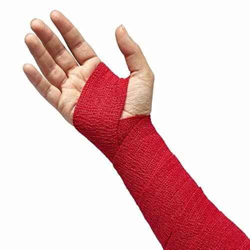 Medline CoFlex LF2 Quick Stick Non-Sterile Cohesive Bandages, Assorted Colors, 3" x 5 yds., (7.6 cm x 4.6 m), Pack of 24