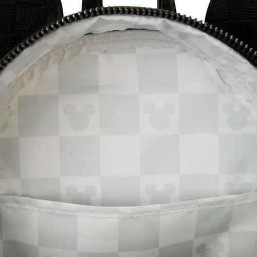 Loungefly Mickey Mouse Checkered Texture Mini Backpack