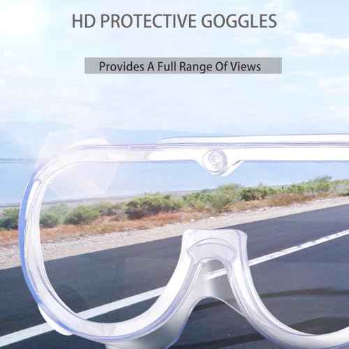 Kids Safety Goggles 9 Pack- Adjustable Lightweight Safety Glasses, Clear Eye Safety Protection
