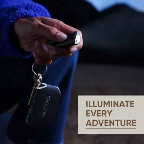 Energizer Jeep Keychain Flashlight, Bright Compact Portable Flashlight Keychain, Touch Tech Auto-Off Feature